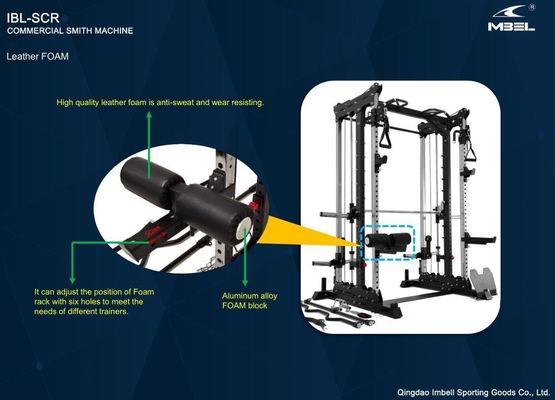 Unisex Comprehensive Strength Training Fitness Equipment Half Rack Power Cage Home Gym Multi Functional Smith Machine Squat Rack