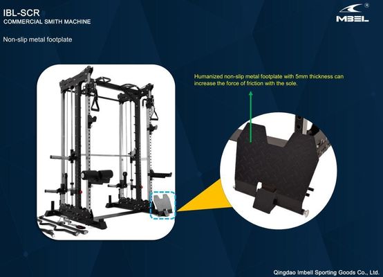 Unisex Comprehensive Strength Training Fitness Equipment Half Rack Power Cage Home Gym Multi Functional Smith Machine Squat Rack