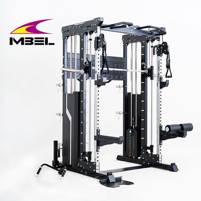 Bodybuilding Multi Functional Pull Up Bar Smith Machine Squat Rack with Cable Pulley