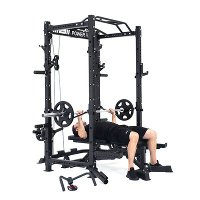 Multifunctional Smith Machine Home Gym Equipment with Power Rack and Cable Crossover