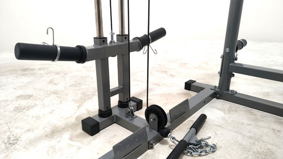 Body Building Equipment Foldable Multifunctional Power Cage Squat Rack Smith Machine